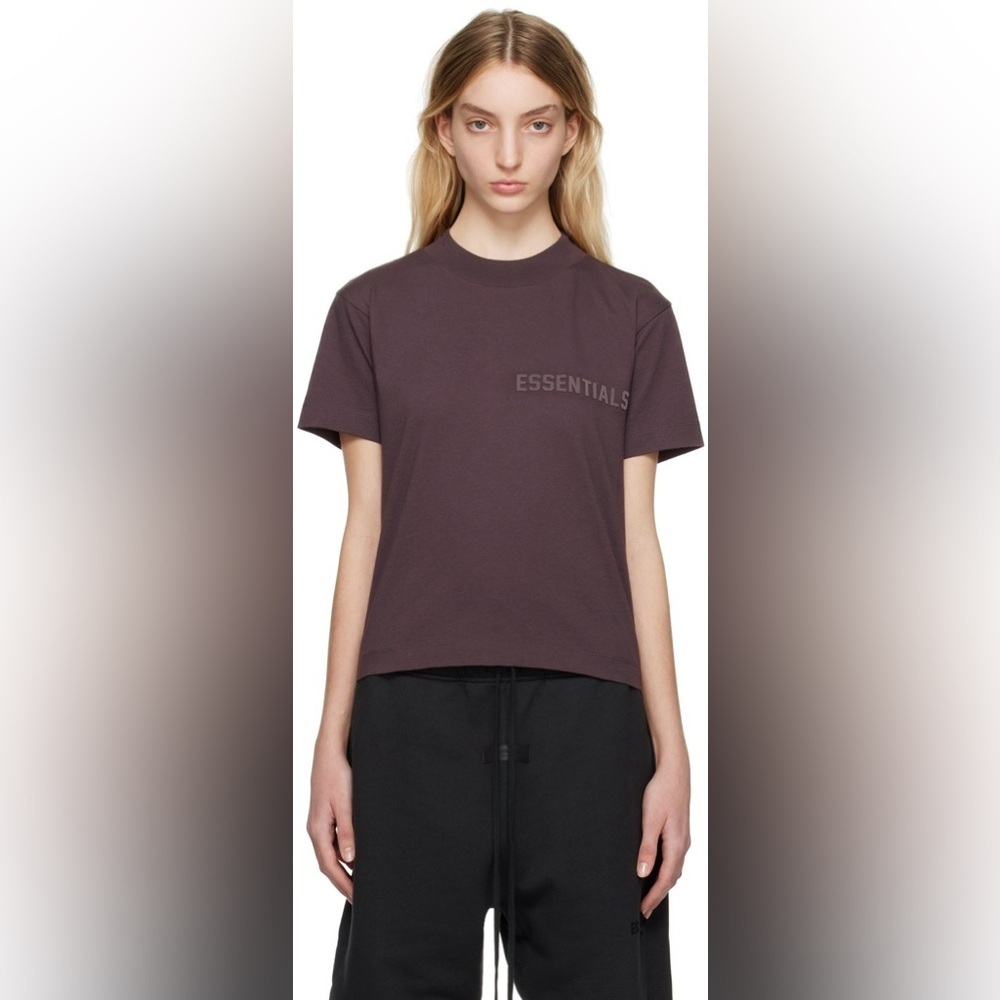 Essentials fear of God fog cropped fitted xs top chic urban street amiri gallery